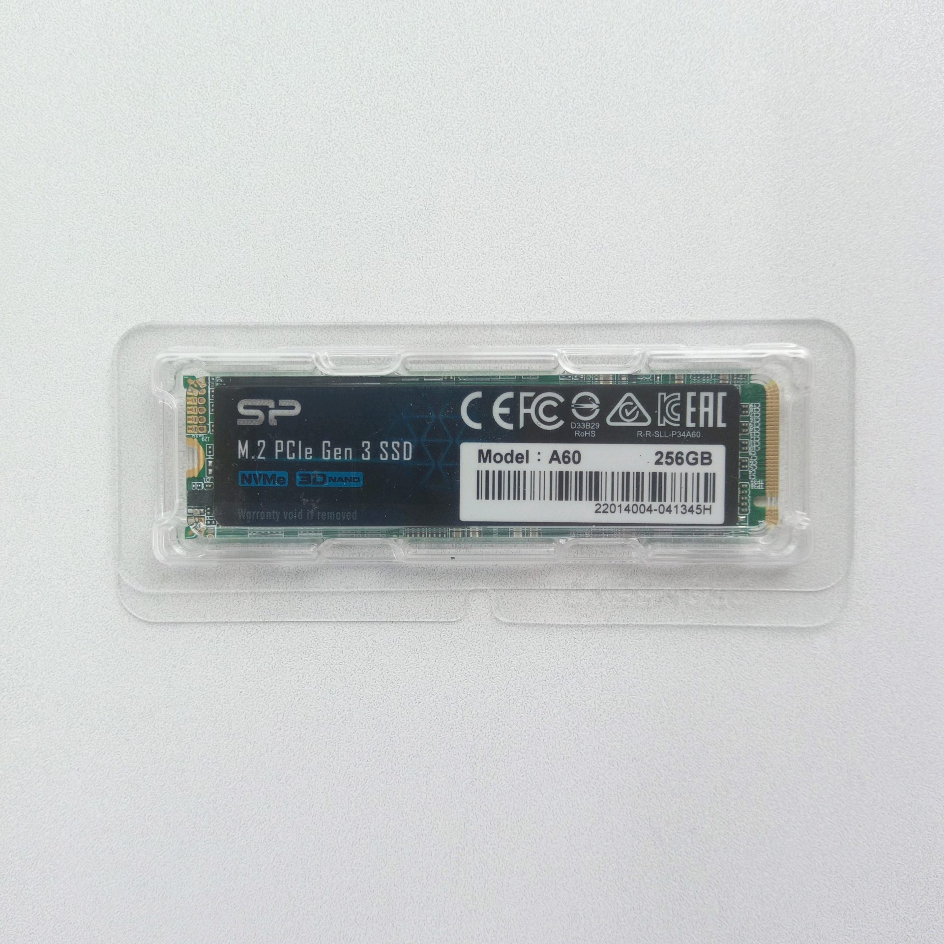 #258【未使用品】M.2SSD シリコンパワー M.2 PCle Gen 3 SSD NVMe 3DNAND 256GB