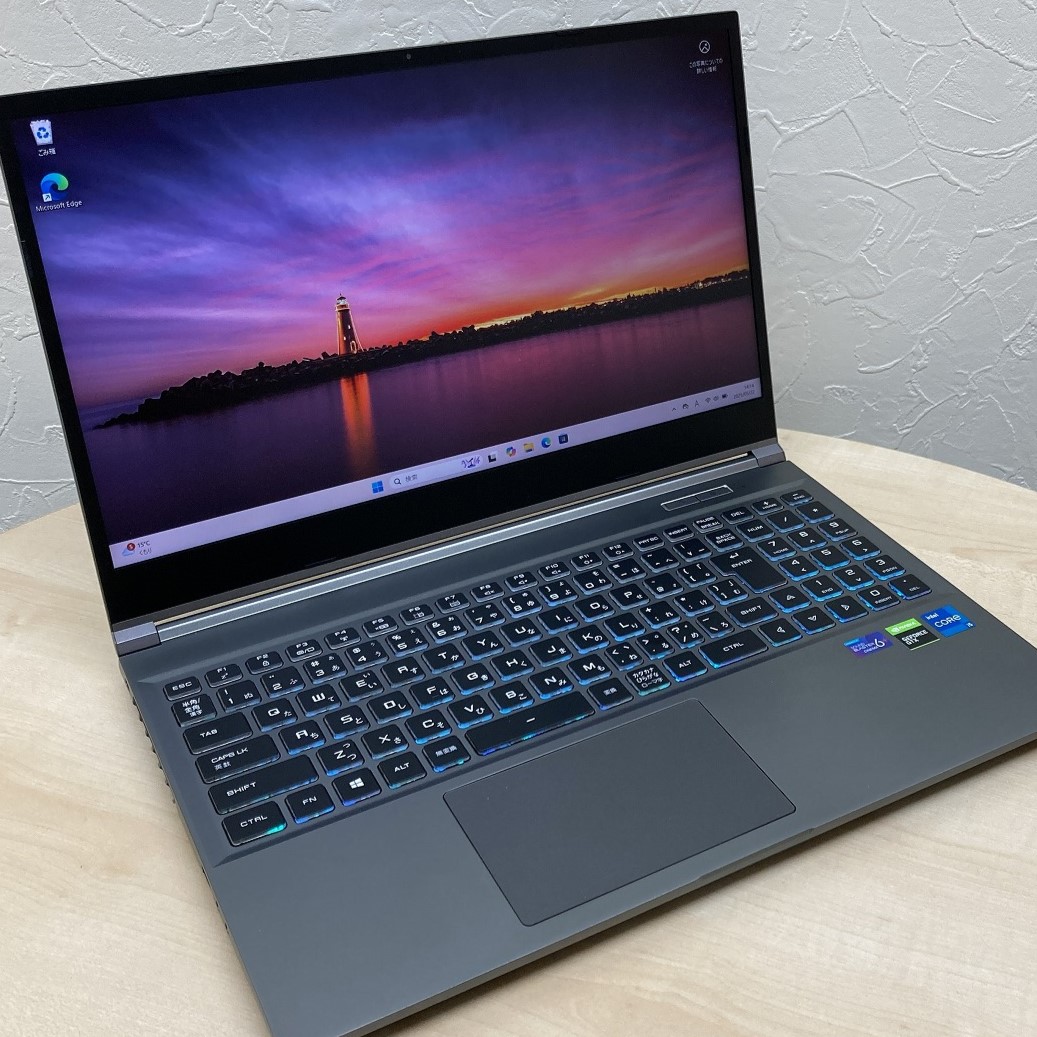 Windows11 ドスパラ raytrek G5-TA  i5 第11世代 SSD M.2 メモリ 16GB NVIDIA GeForce GTX 1650  中古 ノートPC